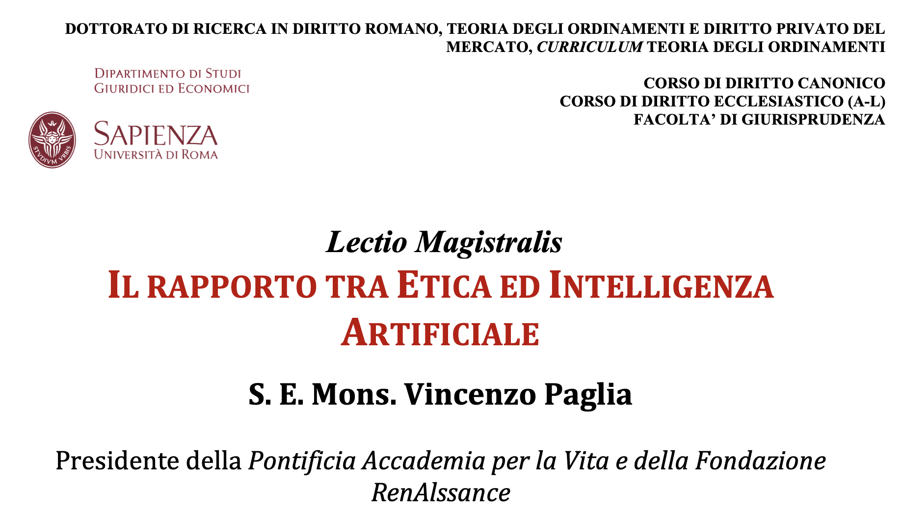 Il rapporto tra etica ed intelligenza artificiale